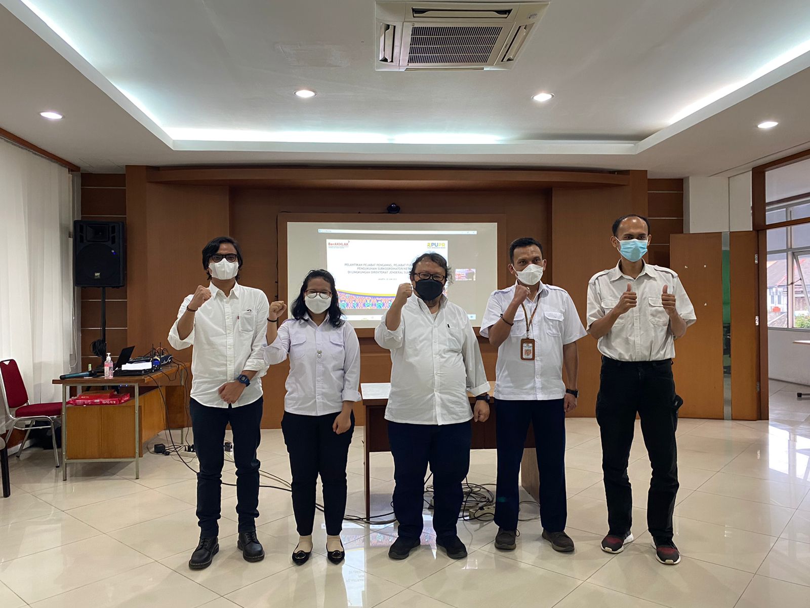 PELANTIKAN DAN PENGUKUHAN PEJABAT PENGAWAS, PEJABAT FUNGSIONAL DAN SUBKOORDINATOR BHGK